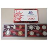 2000 US MINT SILVER PROOF SET