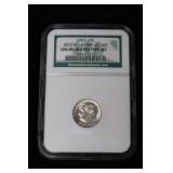 1963 BINION UNCIRCULATED ROOSEVELT DIME 90%