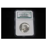 1964 BINION UNCIRCULATED KENNEDY HALF DOLLAR 90%