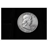 1953 D FRANKLIN HALF DOLLAR 90%