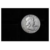 1953 D FRANKLIN HALF DOLLAR 90%
