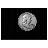 1954 D FRANKLIN HALF DOLLAR 90%