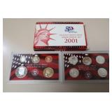 2001 US MINT SILVER PROOF SET