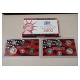 2002 US MINT SILVER PROOF SET