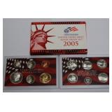 2005 US MINT SILVER PROOF SET