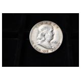 1951 S FRANKLIN HALF DOLLAR 90%
