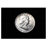 1953 P FRANKLIN HALF DOLLAR 90%