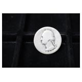 KEY 1932 D WASHINGTON QUARTER 90%