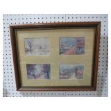 FRAMED PICTURES OF COUNTRY SCENES