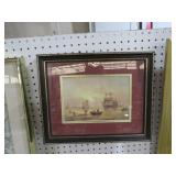 FRAMED SHIP AT SEA PRINT