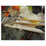 COLL. WOOD HANDLE YARD TOOLS