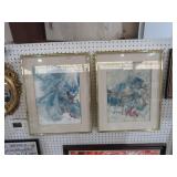 PAIR FRAMED AFTER LIGHT/STIRRING LEAVES TSENG YING