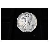 1917 D WALKING LIBERTY HALF DOLLAR 90%