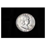 1951 P FRANKLIN HALF DOLLAR 90%