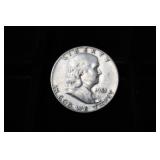 1951 P FRANKLIN HALF DOLLAR 90%