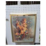 FRAMED PRINTED IN GERMANY CHERUB PRINT