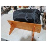 NEW SLEEPING BAG W/ WOOD SHELF