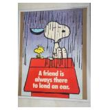 VINTAGE SNOOPY ADV PRINT