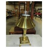 BRASS ORIENT EXPRESS TABLE LAMP W/ STACK