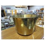 ANTIQUE BRASS BUCKET W/ HANDLE