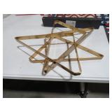 (4) BRASS WALL BRACKET