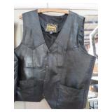 SIZE 50 GENUINE LEATHER VEST
