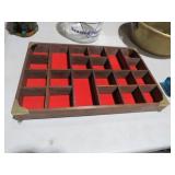 WOOD HANGING WALL DISPLAY SHELF