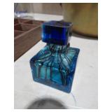 MURANO STYLE ART GLASS PERFUME BOTTLE