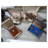 ESTATE CUFF LINKS, TIE CLIPS, MISC