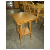 OAK 2 TIER BIBLE TABLE