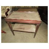 ANTIQUE 2 TIER SIDE TABLE