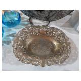 ITALIAN VTG BRASS ORNATE BOWL