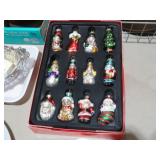 GLASS CHRISTMAS ORNAMENTS