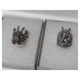 (2) GOTHIC RINGS