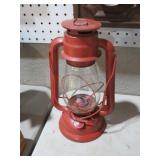 VINTAGE RED BARN LANTERN