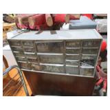 MULTI DRAWER BOLT/SCREW CABINET W/ CONTENTS