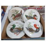 FITZ&FLOYD CANARD SAVAGE DUCK PLATES