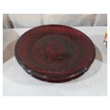 VINTAGE CRISTAL D ARQUES DURRAND SALAD PLATES