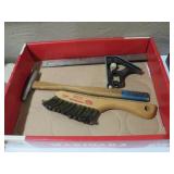 VINTAGE TACK HAMMER, SQUARE, BRASS