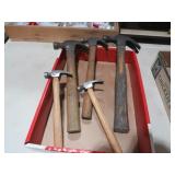 COLLECTION OF OLD CLAW HAMMERS