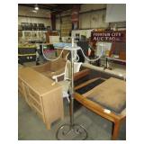 HEAVY METAL ORNATE CANDLESTICK STAND