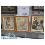 (3) VTG BESSIE PEASE GUTMANN LITHOGAPHS -LITTLE GI