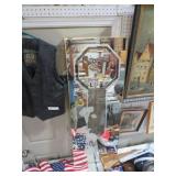 UNIQUE FRAMED WALL MIRROR CLOCK