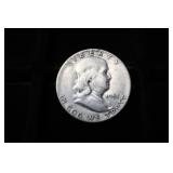 1951 S FRANKLIN HALF DOLLAR 90%