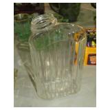 VTG GLASS REFRIGERATOR JAR