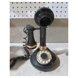 ROTARY DIAL CANDLE STICK PHONE