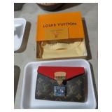 LOUSI VUITTON PURSE WITH BOX & BAG