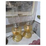 PAIR OF BARTLET& COLLINS HOMESTEADER OIL LAMPS