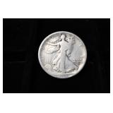 1916 OBV D WALKING LIBERTY HALF DOLLAR 90%