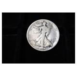 1917 OBV D WALKING LIBERTY HALF DOLLAR 90%